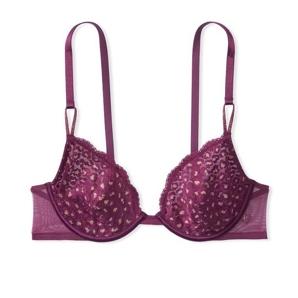 VICTORIA'S SECRET
Sexy Tee Unlined Demi Leopard Bra 36C New